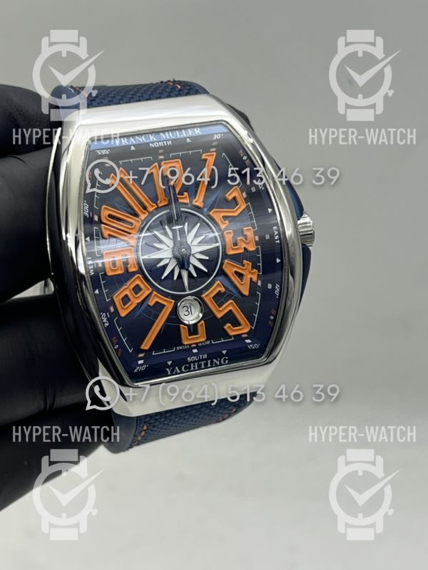 Фото 10 - Franck Muller Vanguard Yachting V45 SC DT Steel